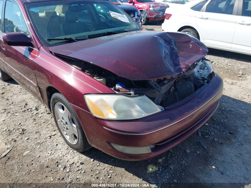 2004 Toyota Avalon Xls VIN: 4T1BF28BX4U387501 Lot: 40676201