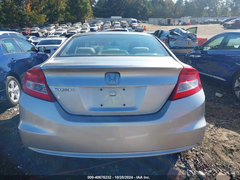 2012 Honda Civic Lx VIN: 2HGFG3B52CH566050 Lot: 40676232