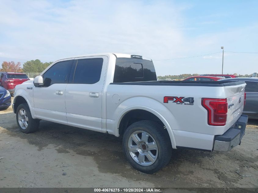 2016 Ford F-150 Lariat VIN: 1FTEW1EF1GKD20224 Lot: 40676275