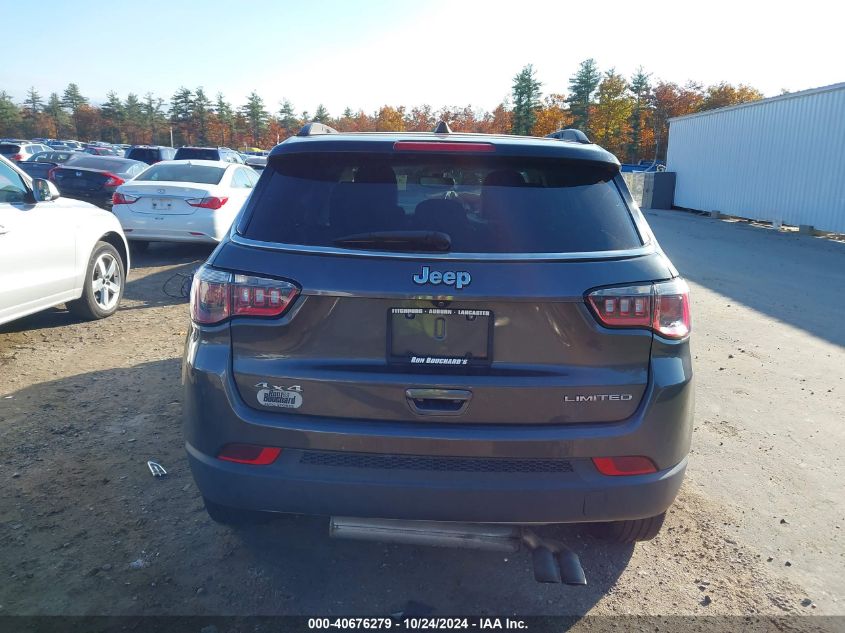 2018 Jeep Compass Limited 4X4 VIN: 3C4NJDCBXJT144019 Lot: 40676279