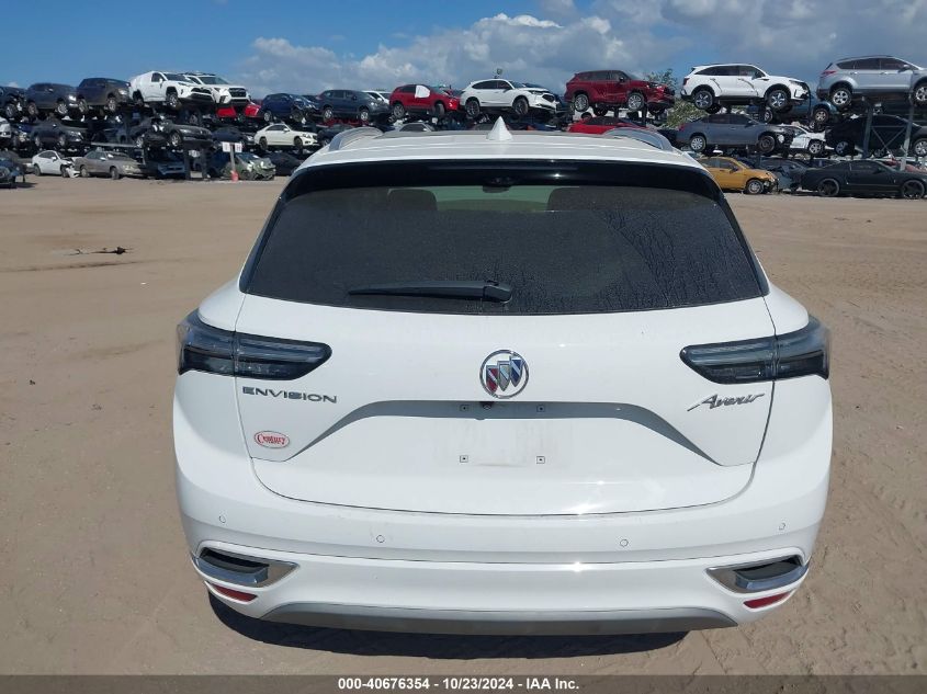 2022 Buick Envision Fwd Avenir VIN: LRBFZRR41ND070826 Lot: 40676354