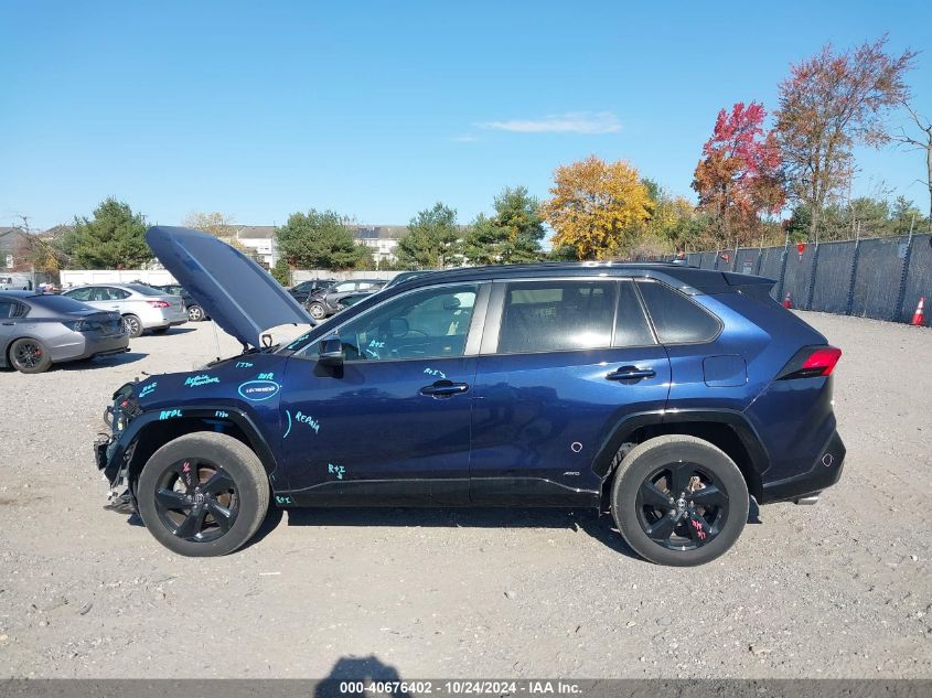 2021 Toyota Rav4 Hybrid Xse VIN: 2T3E6RFVXMW022536 Lot: 40676402