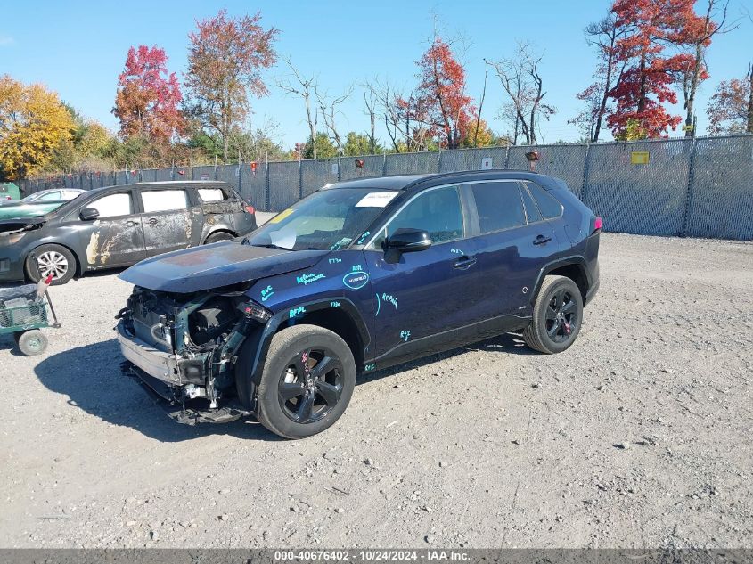 VIN 2T3E6RFVXMW022536 2021 Toyota RAV4, Hybrid Xse no.2