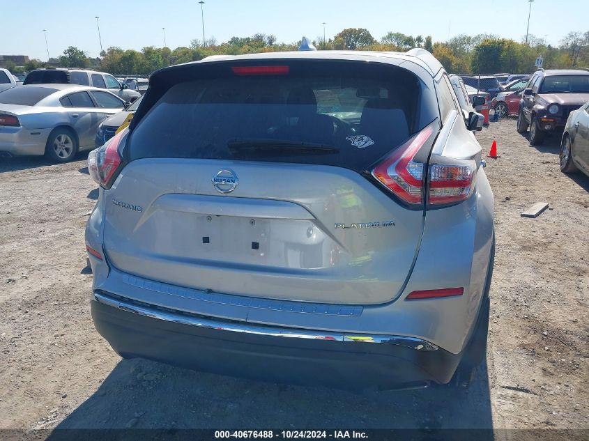 2018 Nissan Murano Platinum VIN: 5N1AZ2MG9JN187140 Lot: 40676488