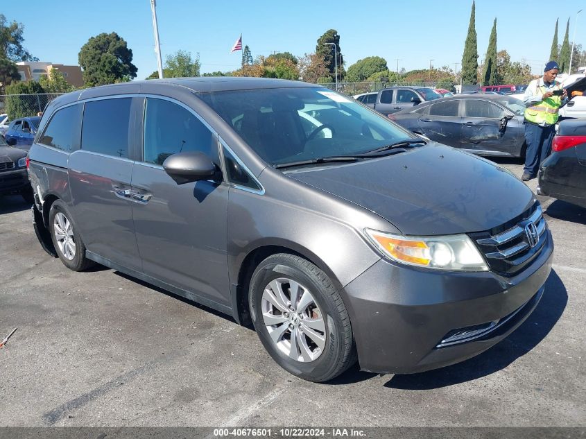 VIN 5FNRL5H66EB031394 2014 Honda Odyssey, Ex-L no.1