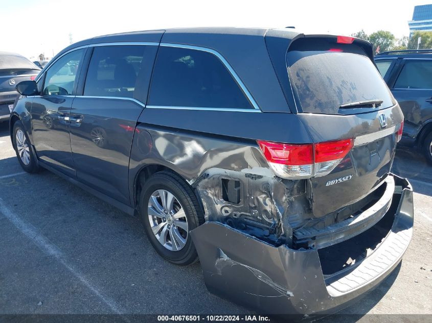 VIN 5FNRL5H66EB031394 2014 Honda Odyssey, Ex-L no.3