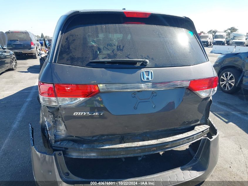 VIN 5FNRL5H66EB031394 2014 Honda Odyssey, Ex-L no.6