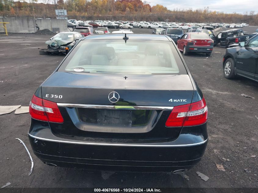 2011 Mercedes-Benz E 350 4Matic VIN: WDDHF8HDXBA450103 Lot: 40676568