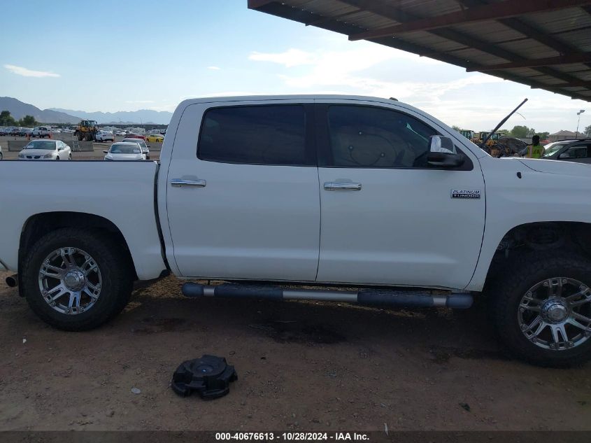 2016 Toyota Tundra Platinum 5.7L V8 VIN: 5TFAW5F10GX518658 Lot: 40676613