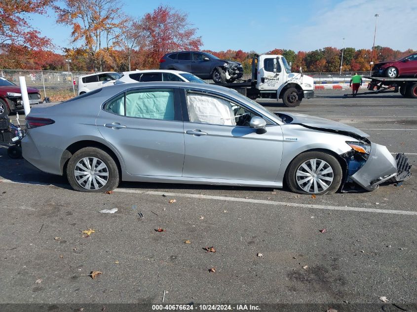 2021 Toyota Camry Le Hybrid VIN: 4T1C31AK8MU030187 Lot: 40676624