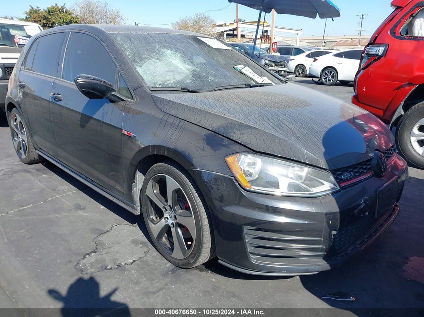 2017 VOLKSWAGEN GOLF GTI AUTOBAHN 4-DOOR/S 4-DOOR/SE 4-DOOR/SPORT 4-DOOR - 3VW5T7AU0HM034825