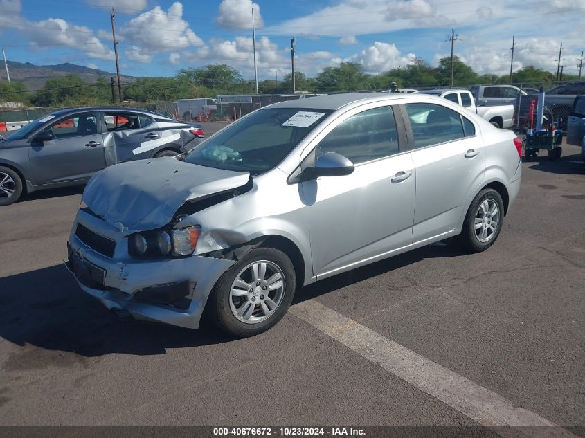 2014 Chevrolet Sonic Lt Auto VIN: 1G1JC5SH6E4153213 Lot: 40676672