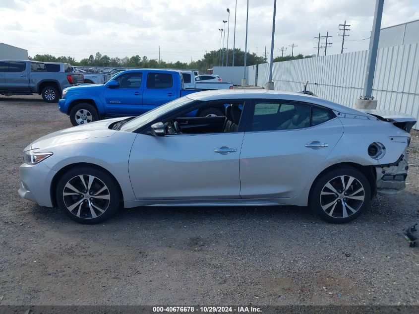 2018 Nissan Maxima 3.5 Sv VIN: 1N4AA6AP9JC404288 Lot: 40676678