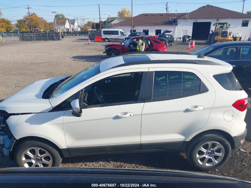 2019 Ford Ecosport Se VIN: MAJ6S3GL0KC268480 Lot: 40676687