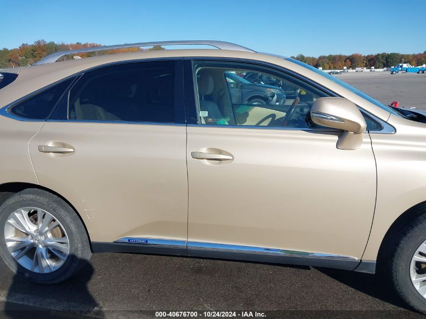 2010 Lexus Rx 450H VIN: JTJBC1BAXA2020206 Lot: 40676700