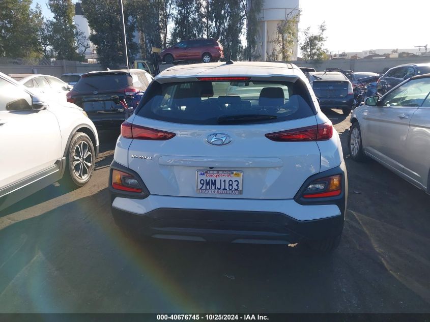 2021 Hyundai Kona Se VIN: KM8K12AAXMU663580 Lot: 40676745