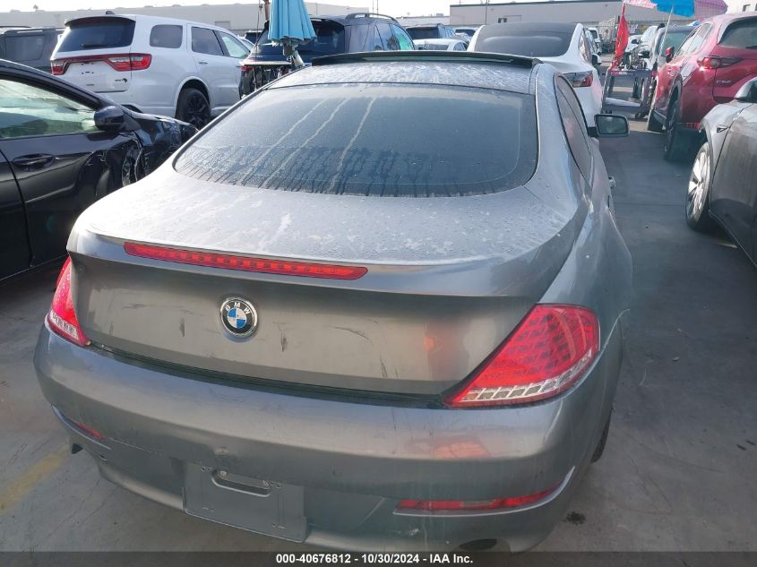 2008 BMW 650I VIN: WBAEA53548CV85020 Lot: 40676812