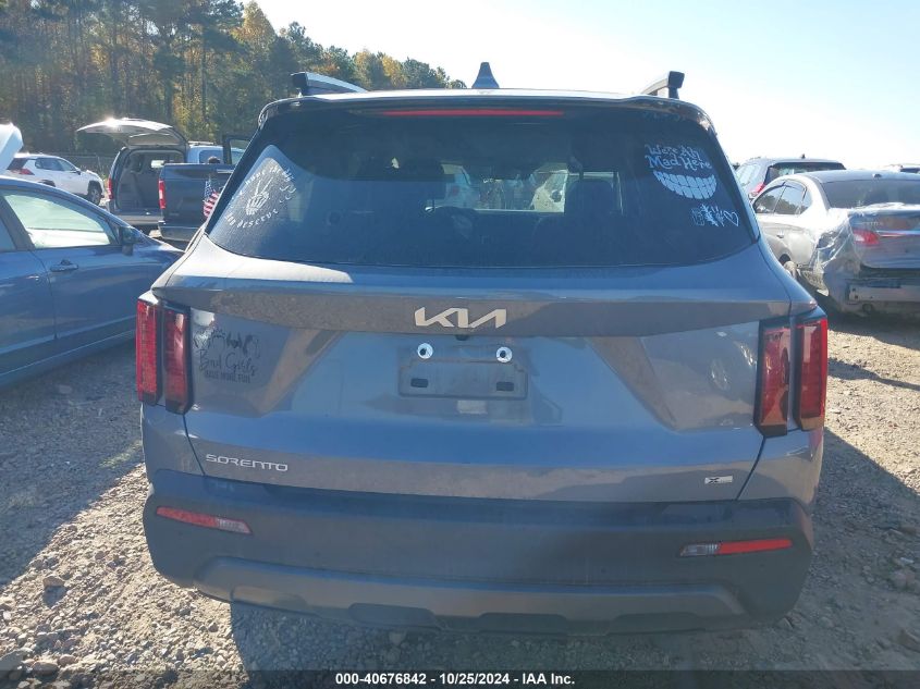 2023 Kia Sorento X-Line Ex VIN: 5XYRHDLF5PG219094 Lot: 40676842