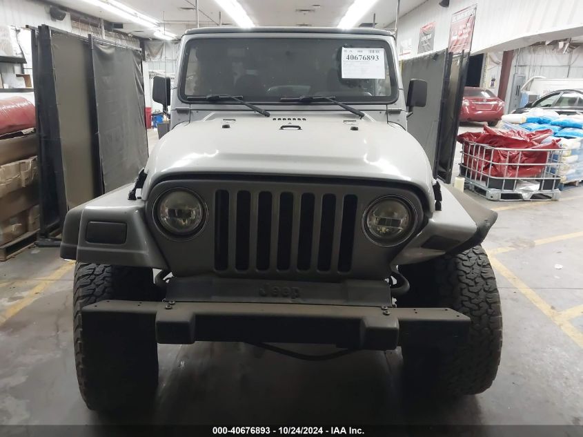 2002 Jeep Wrangler / Tj X VIN: 1J4FA39S92P731866 Lot: 40676893