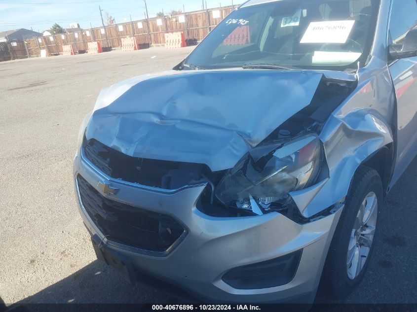 2016 Chevrolet Equinox Ls VIN: 2GNFLEEK5G6297753 Lot: 40676896