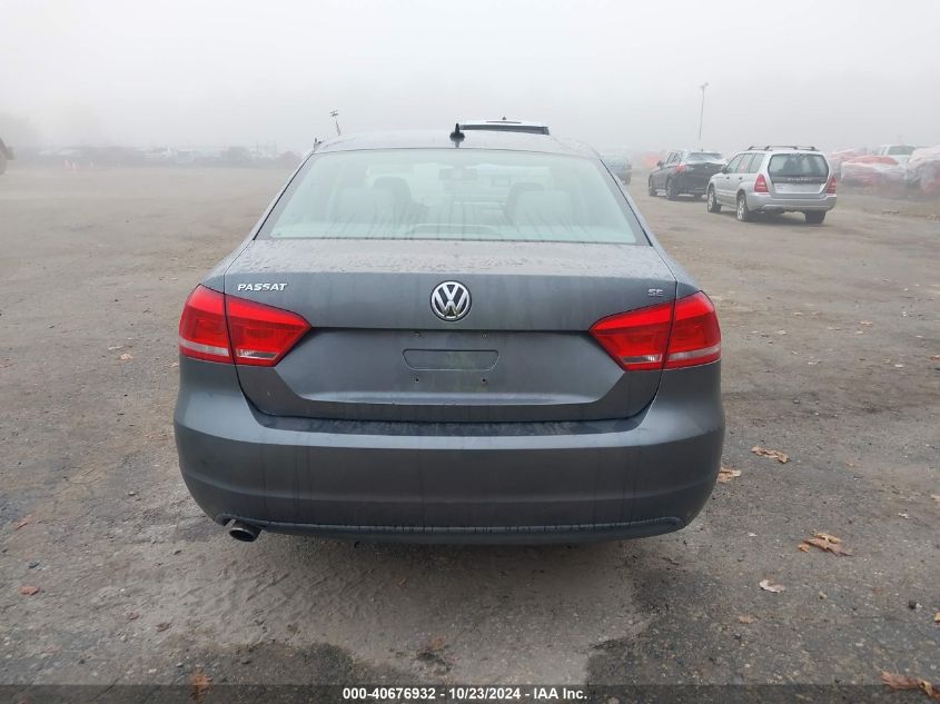 2012 Volkswagen Passat 2.5L Se VIN: 1VWBP7A39CC062602 Lot: 40676932