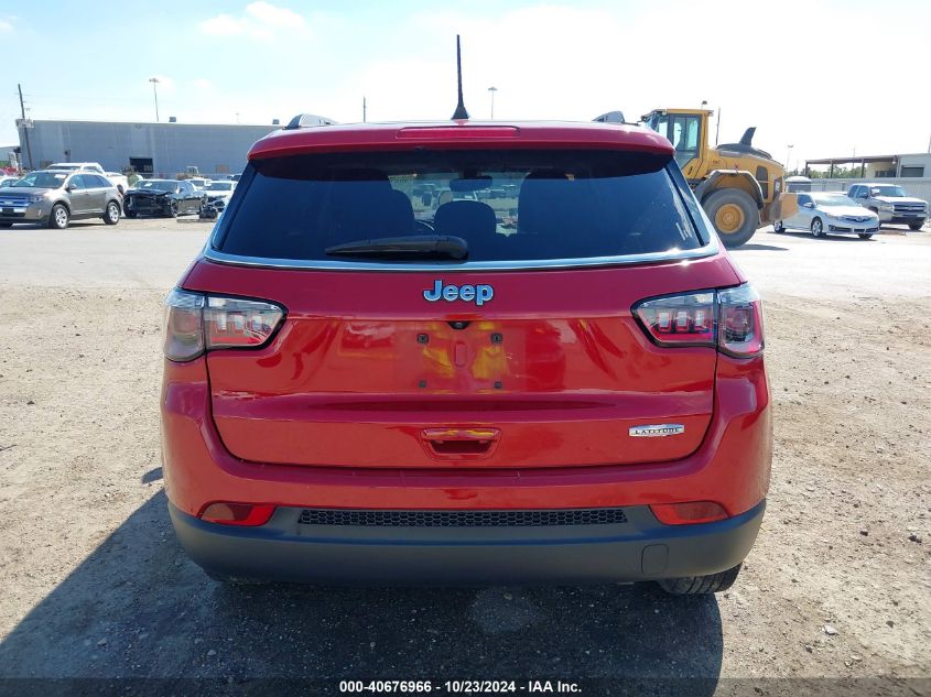 2021 Jeep Compass Latitude Fwd VIN: 3C4NJCBB3MT563846 Lot: 40676966