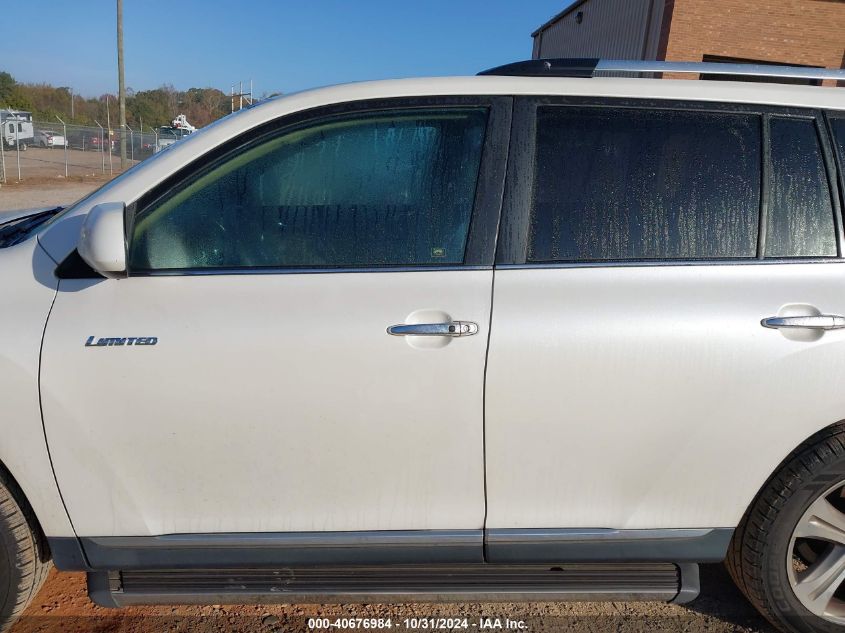 2012 Toyota Highlander Limited V6 VIN: 5TDDK3EH8CS153853 Lot: 40676984