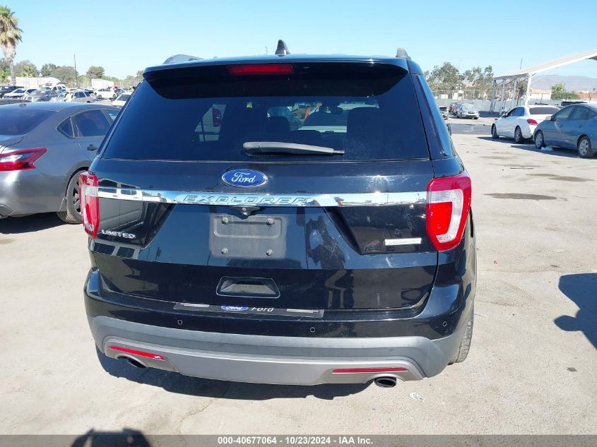 2016 Ford Explorer Limited VIN: 1FM5K7FH7GGD35016 Lot: 40677064