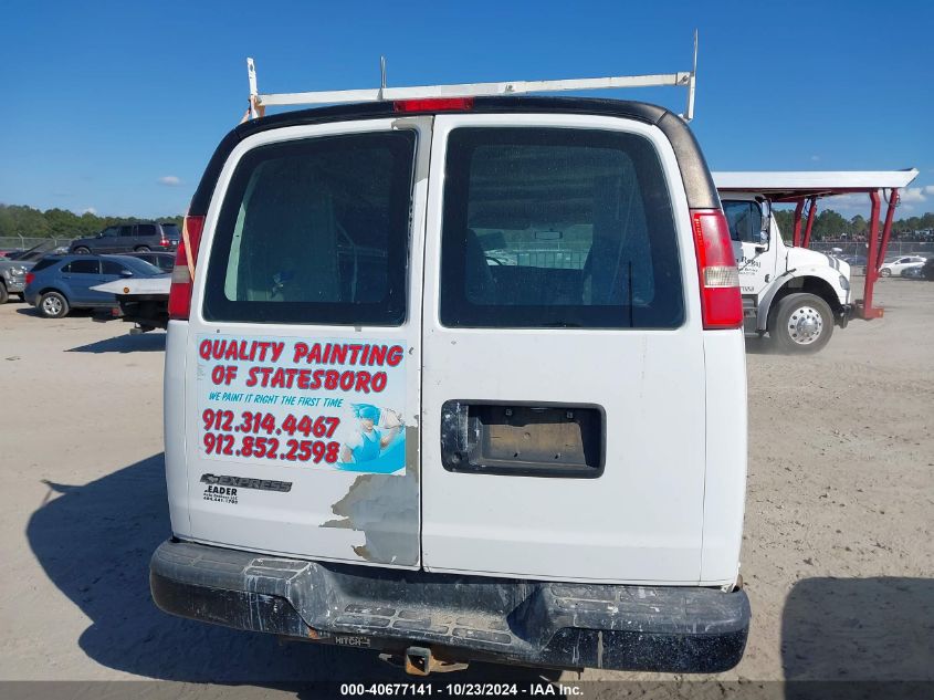 2013 Chevrolet Express 2500 Work Van VIN: 1GCWGFBA0D1135543 Lot: 40677141