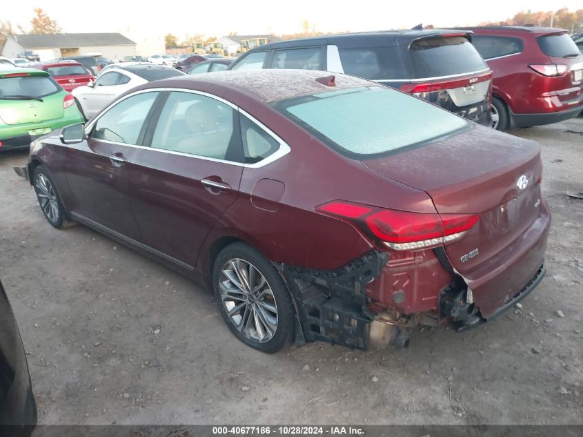 2015 Hyundai Genesis 3.8L VIN: KMHGN4JE0FU033627 Lot: 40677186