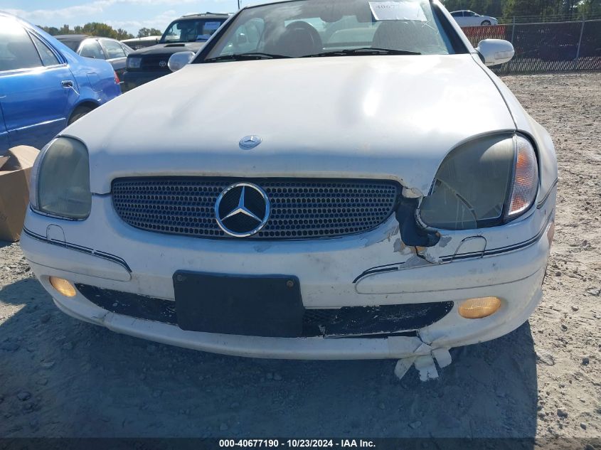 2001 Mercedes-Benz Slk 320 VIN: WDBKK65F31F205294 Lot: 40677190