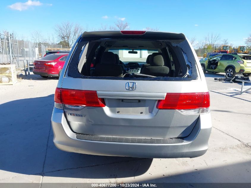 2009 Honda Odyssey Lx VIN: 5FNRL38229B045252 Lot: 40677200