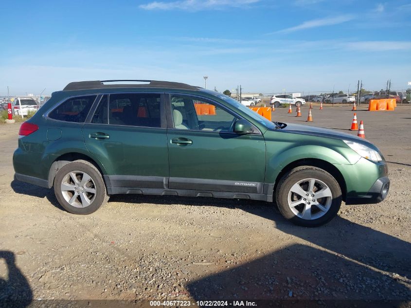 2013 Subaru Outback 2.5I Premium VIN: 4S4BRBCC1D3280995 Lot: 40677223