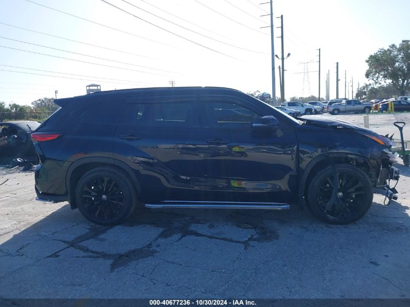 VIN 5TDKDRAH3PS520691 2023 TOYOTA HIGHLANDER XSE