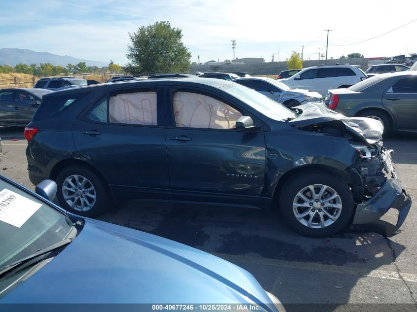 2018 Chevrolet Equinox Ls VIN: 3GNAXREV2JL101254 Lot: 40677246