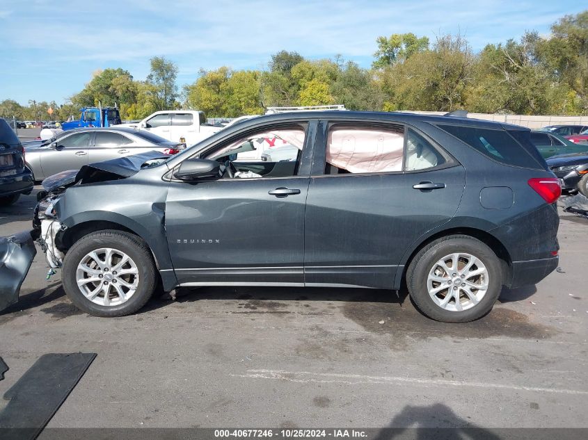 2018 Chevrolet Equinox Ls VIN: 3GNAXREV2JL101254 Lot: 40677246