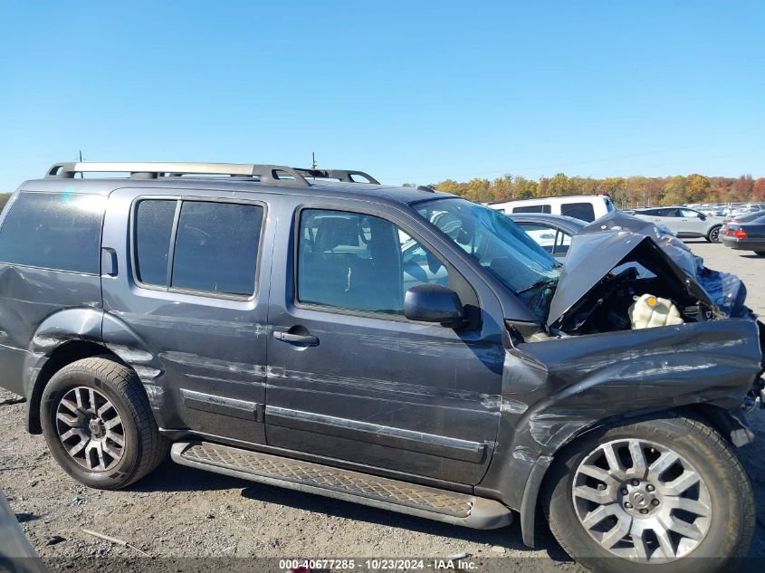 2010 Nissan Pathfinder Le VIN: 5N1AR1NBXAC617203 Lot: 40677285