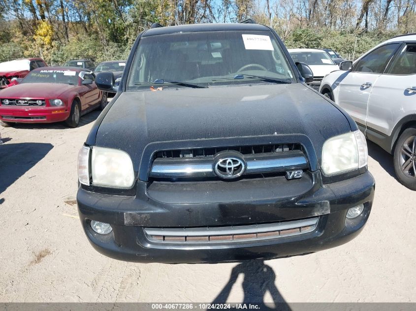 2006 Toyota Sequoia Limited VIN: 5TDBT48AX6S261582 Lot: 40677286