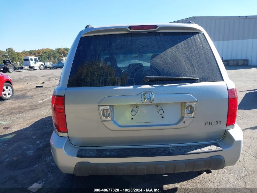 2004 Honda Pilot Ex VIN: 2HKYF18444H508348 Lot: 40677320