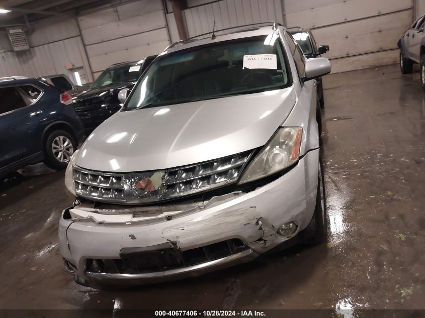 2007 Nissan Murano Sl VIN: JN8AZ08T37W520794 Lot: 40677406