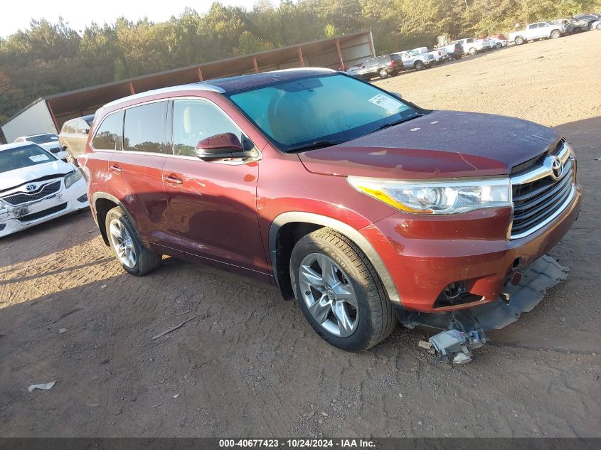 VIN 5TDDKRFH7FS144793 2015 Toyota Highlander, Limit... no.1