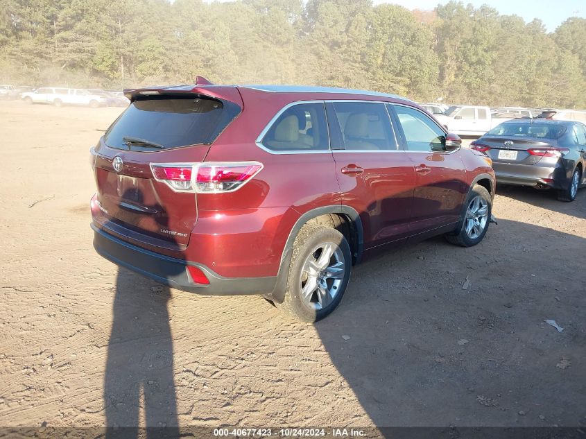 VIN 5TDDKRFH7FS144793 2015 Toyota Highlander, Limit... no.4