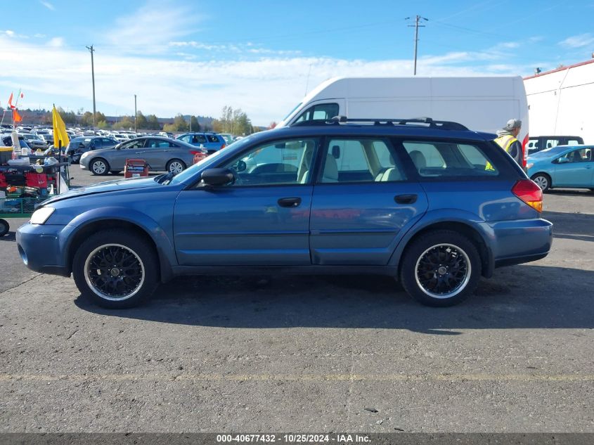 2006 Subaru Outback 2.5I VIN: 4S4BP61C067322357 Lot: 40677432