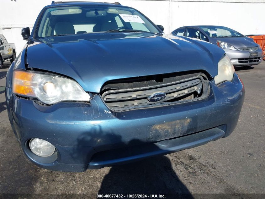 2006 Subaru Outback 2.5I VIN: 4S4BP61C067322357 Lot: 40677432