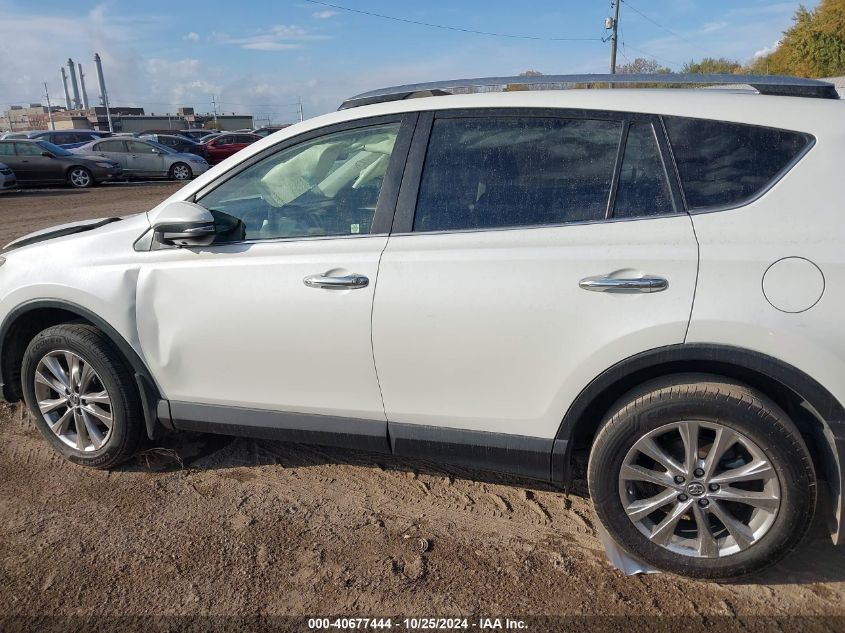 2018 Toyota Rav4 Limited/Se/Platinum VIN: JTMDFREV0JD245075 Lot: 40677444