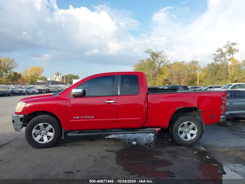 2005 Nissan Titan Le VIN: 1N6BA06B05N520690 Lot: 40677448