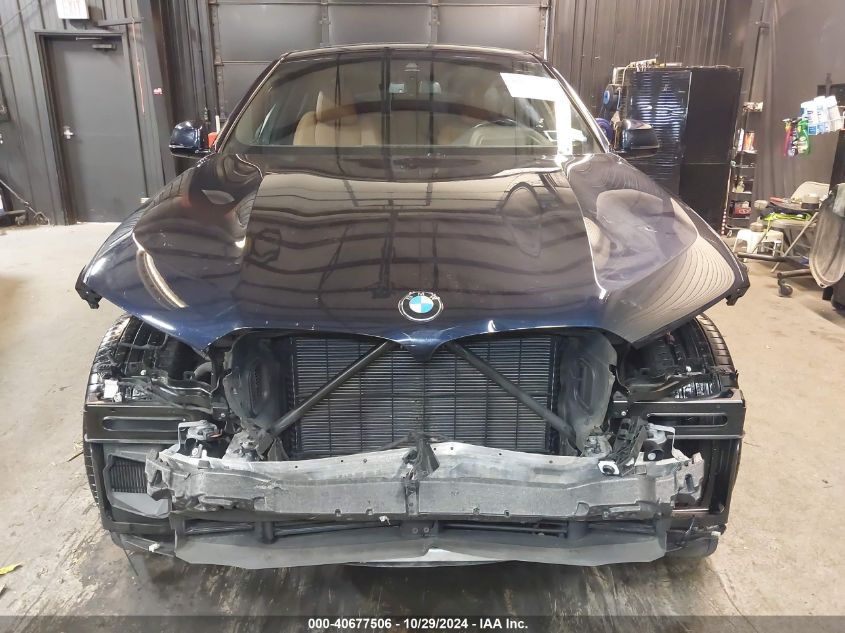 2022 BMW X6 xDrive40I VIN: 5UXCY6C00N9L31389 Lot: 40677506