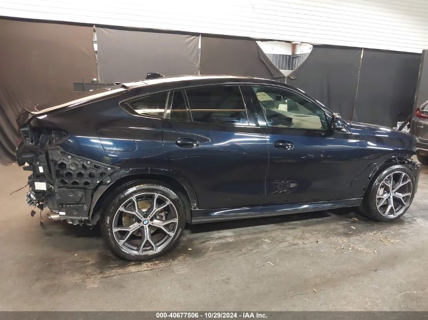 2022 BMW X6 xDrive40I VIN: 5UXCY6C00N9L31389 Lot: 40677506