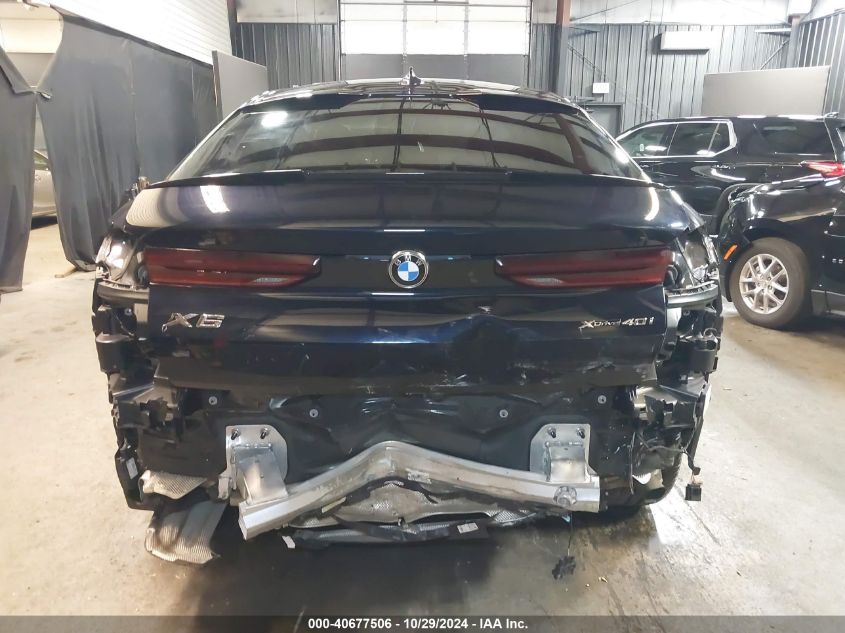 2022 BMW X6 xDrive40I VIN: 5UXCY6C00N9L31389 Lot: 40677506