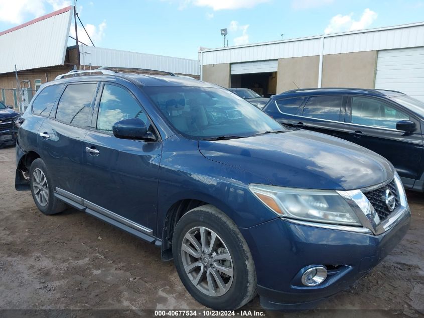 2015 Nissan Pathfinder Sl VIN: 5N1AR2MN2FC721709 Lot: 40677534